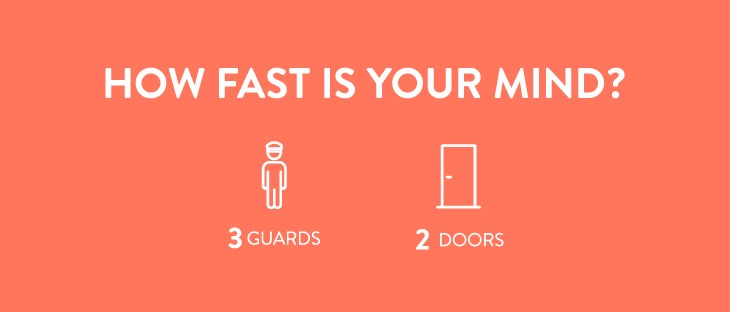 3 guards, 2 doors… Solution to the riddle!